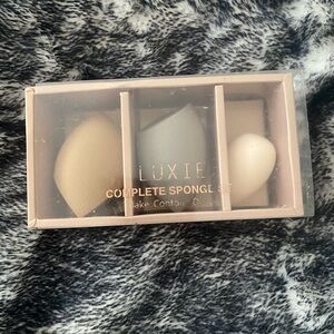 Luxie Trio Makeup Sponge Set - Beige, Gray, Cream